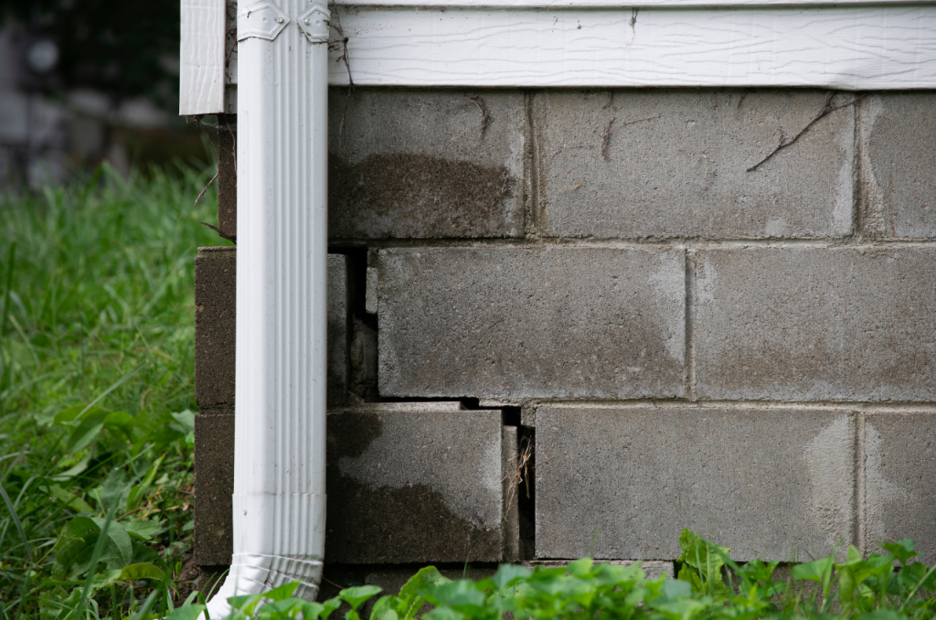 foundation issues gutters