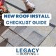 new roof checklist