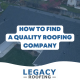 Do you live in the Treasure Valley and want to find a quality roofing company to help you?
